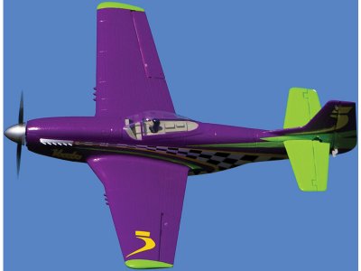 E-flite P-51D Voodoo 0.44m SAFE Select BNF Basic