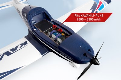 KAVAN Bristell B23 1600mm ARF - modrá