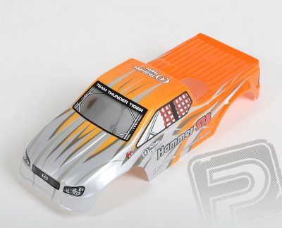 Lakovaná karoserie, stříbrno oranžová, MT-12, HAM S18