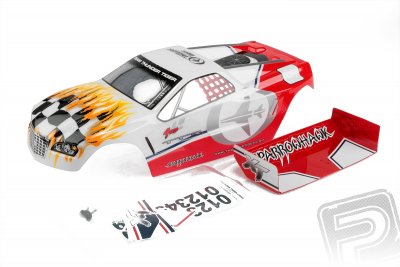 Tomahawk červená lakovaná karoserie, TA-ET