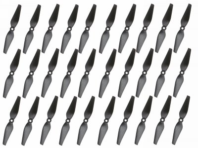 Graupner COPTER Prop 6x3 pevná vrtule (30 ks.) - černá