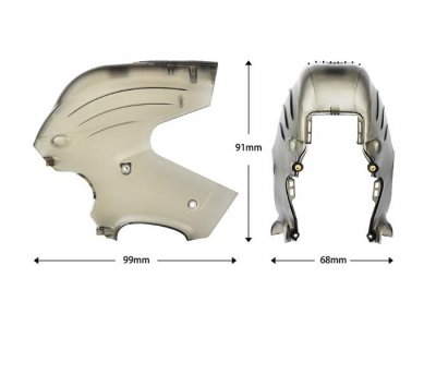 DJI FPV - 2v1 horní kryt (Černá)