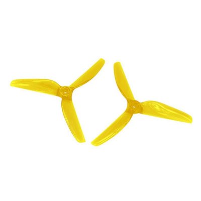 3-listá vrtule průhledný oranžová 5x5,3 CW/CCW (10 párů)