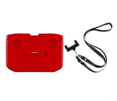 DJI RC-N1 - Silikonová ochrana vysílače + popruh vysílače (Red)