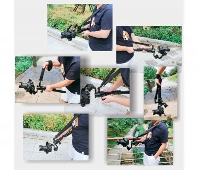 DJI Ronin-S/SC/ RS/RSC 2 - Popruh na krk pro DJI Ronin-S + adaptér z hliníkové slitiny