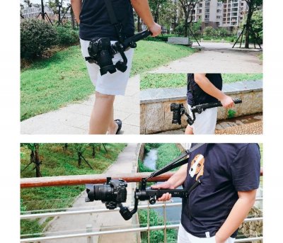 DJI Ronin-S/SC/ RS/RSC 2 - Popruh na krk pro DJI Ronin-S + adaptér z hliníkové slitiny