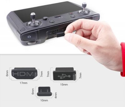 Silikonové kryty konektorů Type-C, HDMI, a USB port