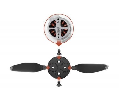 MAVIC MINI 2 - CNC kryty motoru (Black)