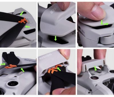 DJI Mini 3 Pro- TPU MINI držák vrtulí