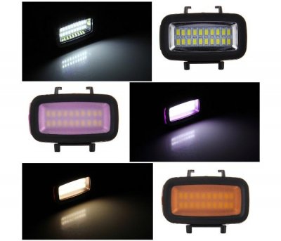 Podvodní LED osvětlení pro DJI Osmo série a GoPro (PULUZ)