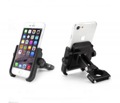 Hliníkové držák telefonu (Typ 1) (Černá)