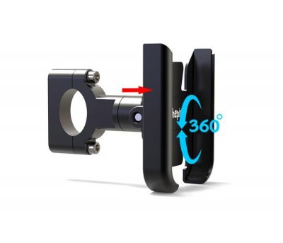 Aluminum Alloy Smartphone Bracket (Black)