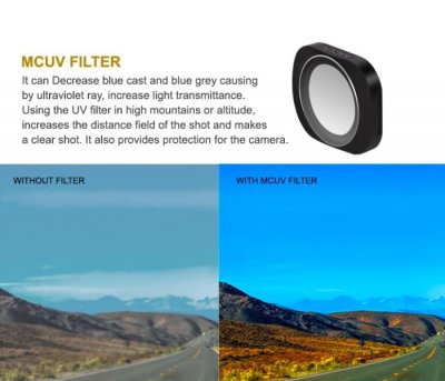 MCUV Lens Filter pro Osmo Pocket 1/2