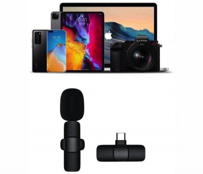 Type-C Lavalier Wireless Microphone (vč. Aku)