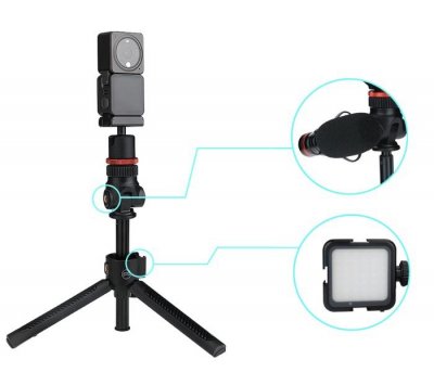 2in1 Flexible Tripod & Extension Rod