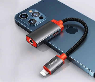 Lightning to DC3.5 + Lightning Audio Adapter (2.4A)
