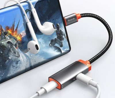 Type-C to Dual-Type-C Audio Adapter (3A)