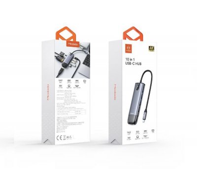 10v1 Type-C multifunkční adaptér