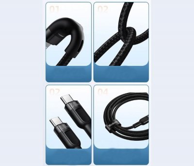 2in1 PD Fast Charging Cable (C to C+C)