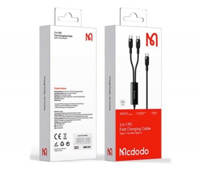 2in1 PD Fast Charging Cable (C to C+C)