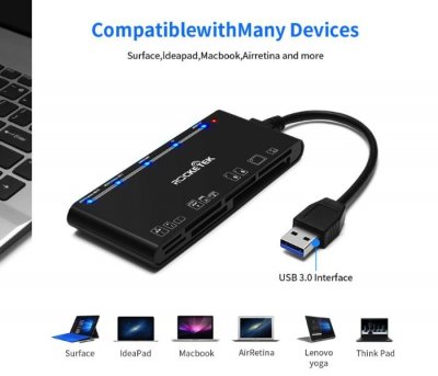 Čtečka karet 7v1 USB3.0