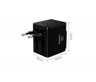 4v1 Duální USB univerzální cestovní nabíječka