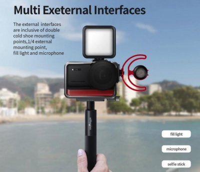 Insta360 ONE RS - slitina hliníku rám