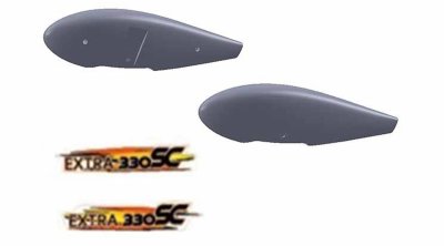 224467 bačkory se samolepkami pro Extra 330SC