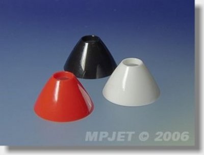 4842 Špička kužele vrtule SUPER COOL pr.30mm Černá