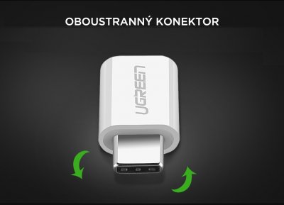 UGREEN redukce USB-C na Micro B, černá