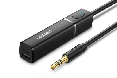 UGREEN Bluetooth 4.2 audio vysílač s 3.5mm jackem, černý
