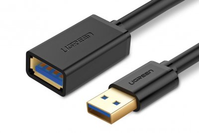 UGREEN USB 3.0 prodlužovací kabel 3m, černý