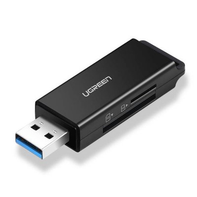 UGREEN CM104 SD/microSD USB 3.0 memory card reader (black)