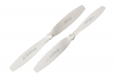 Graupner 3D Prop 8x4,5 pevná vrtule (2ks.) - bílé