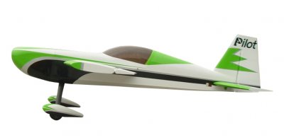 87" Extra 260 scale 30% (2 200 mm) 50ccm (zeleno/stříbrno/bílá)