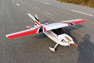 Sky-Wolf (2 240 mm) 50cc (červeno/bílá)