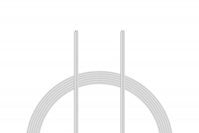 Kabel PVC 0.055mm2 10m (bílý)