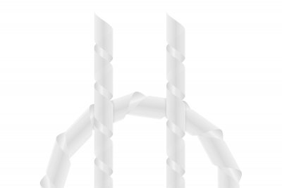 Spirálová bužírka 5x3,7 mm transparentní 2m