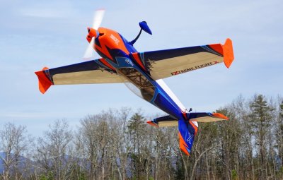78" Extra 300 EXP V3 - Modrá/Oranžová/Bílá 1,98m