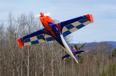78" Extra 300 EXP V3 - Modrá/Oranžová/Bílá 1,98m