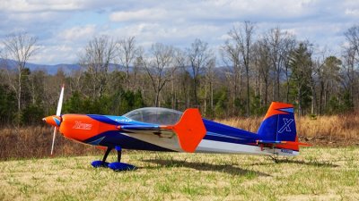78" Extra 300 EXP V3 - Modrá/Oranžová/Bílá 1,98m