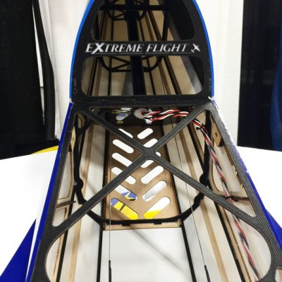 78" Extra 300 EXP V3 - Modrá/Oranžová/Bílá 1,98m