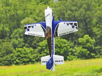 48" MXS EXP - Modrá/Bílá/Černá 1,21m