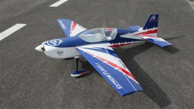 91" Extra 300 EXP - modrá/červená/bílá 2,31m