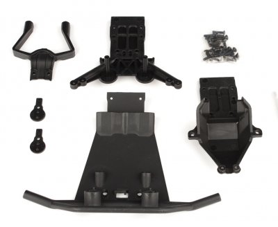 Pro4 SC10 přední plastový nárazník, sada