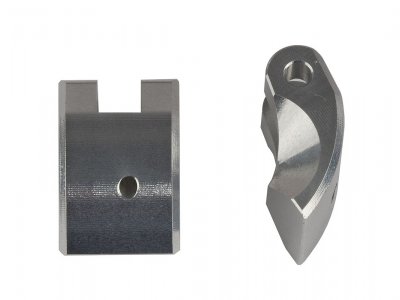 Čtyřčelisťové obložení, hliníkové, tvrdé, 4 ks.