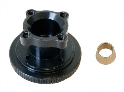 FT hliníkový setrvačník čtyřčelisťová kompletní spojky včetně mosazného kuželu