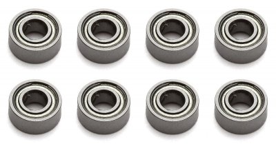 Kuličkové ložiska 3x7x3mm, 8 ks.