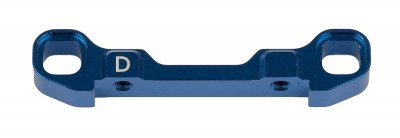 B74 hliníkový držák ramen D, modrý, 1 ks.