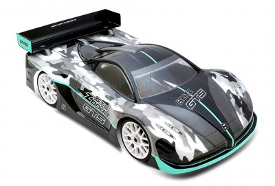 Lexanová karoserie čirá BLITZ 1/8 GT5 ZONDA včetně křídla, tlouštka 1,0mm